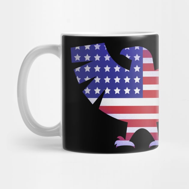 patriotic eagle by InkyArt